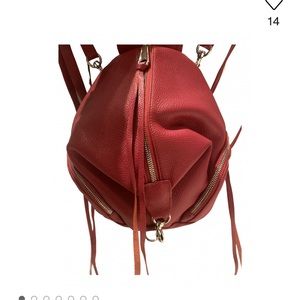 Rebecca Minkoff Red Leather back pack